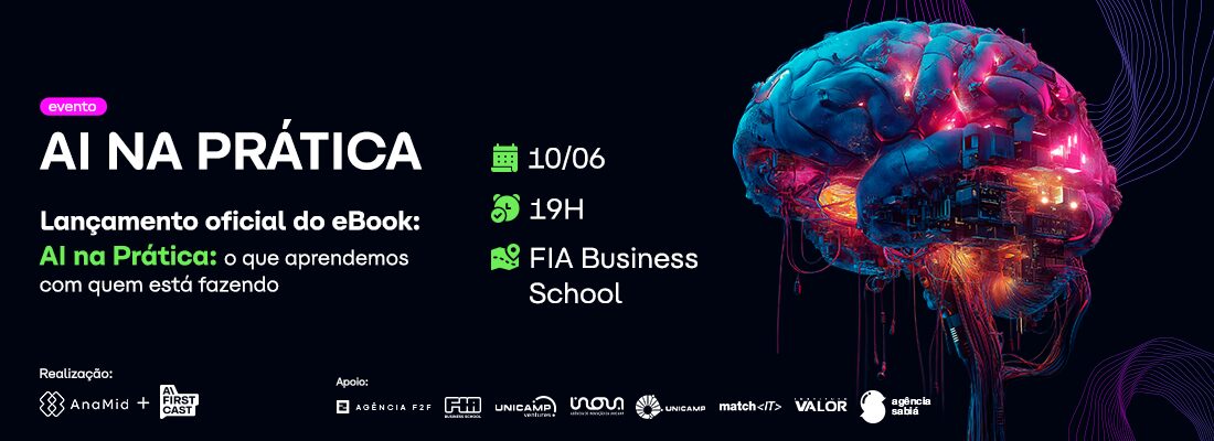 Lançamento do e-Book: AI na Prática: O que aprendemos com quem está fazendo